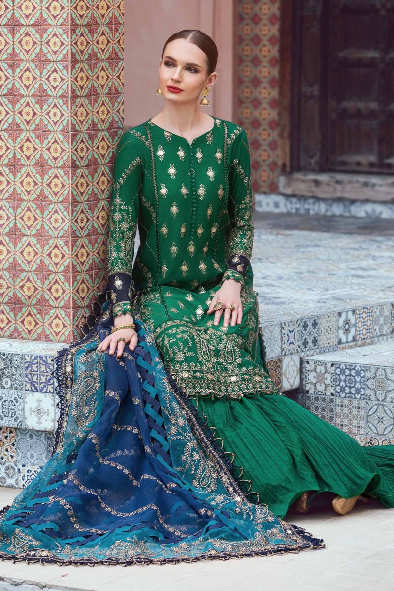 Maria b Sateen | Emerald Green CST-711