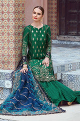 Maria b Sateen | Emerald Green CST-711