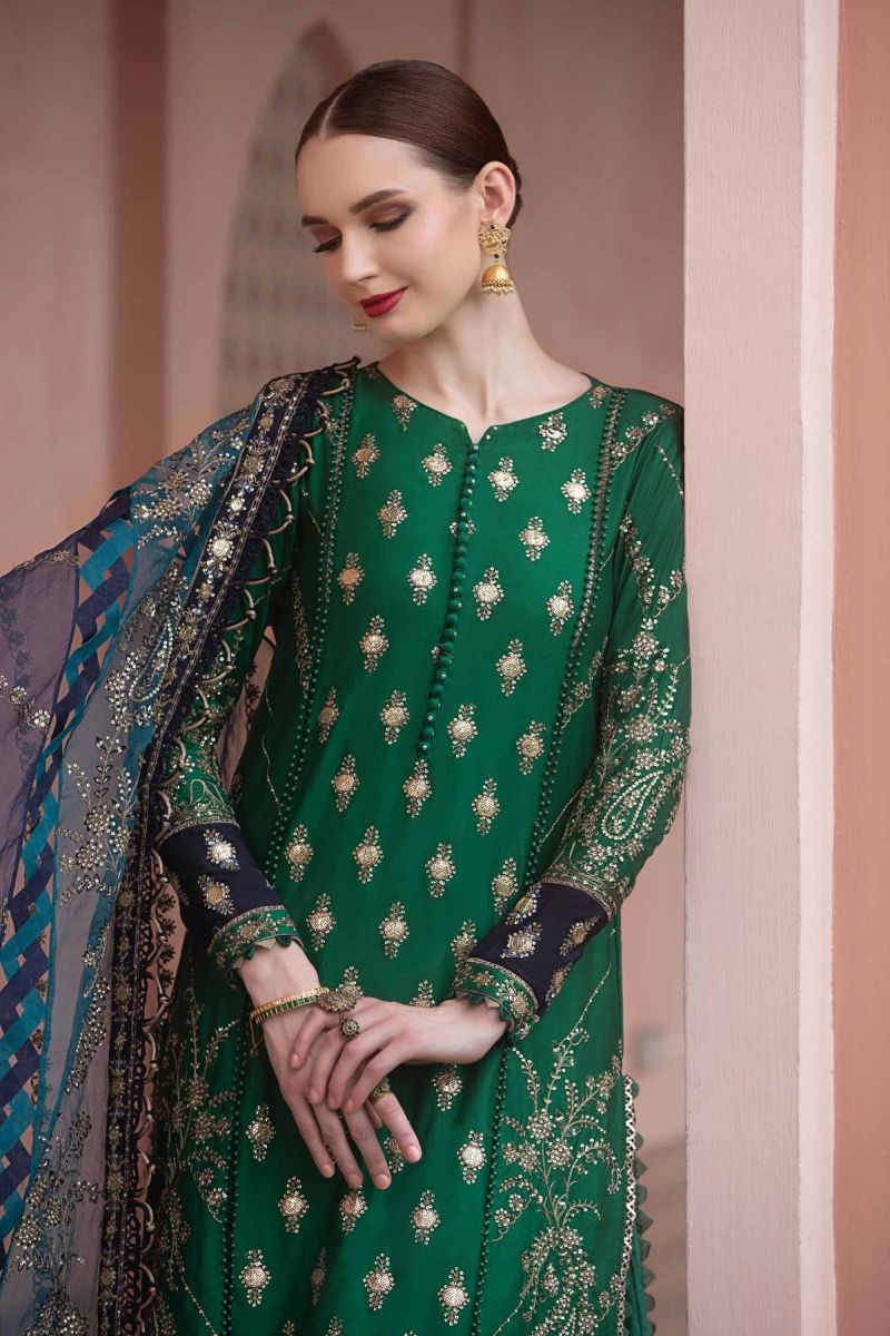 Maria b Sateen | Emerald Green CST-711