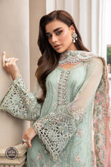 Maria b Chiffon | MPC-23-104 Mint Green