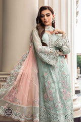 Maria b Chiffon | MPC-23-104 Mint Green