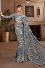 Maria B MBROIDERED - Blue BD-2602