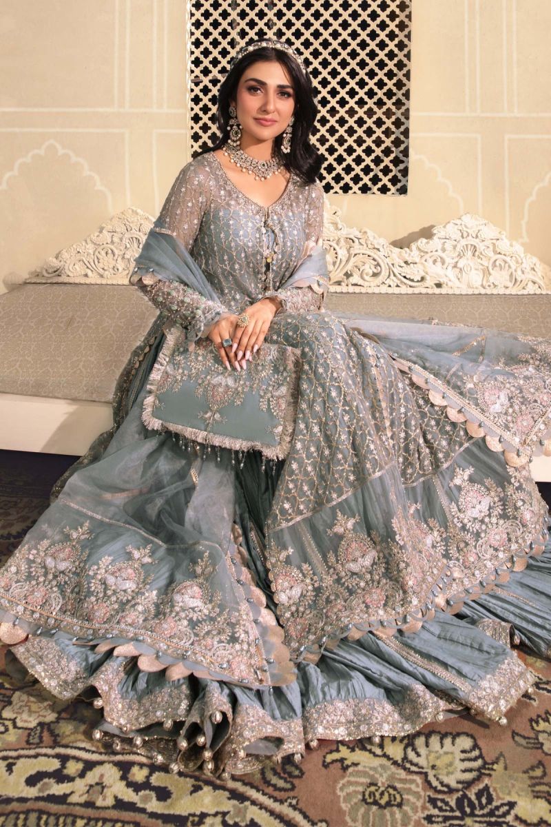 Maria B MBROIDERED - Blue BD-2602