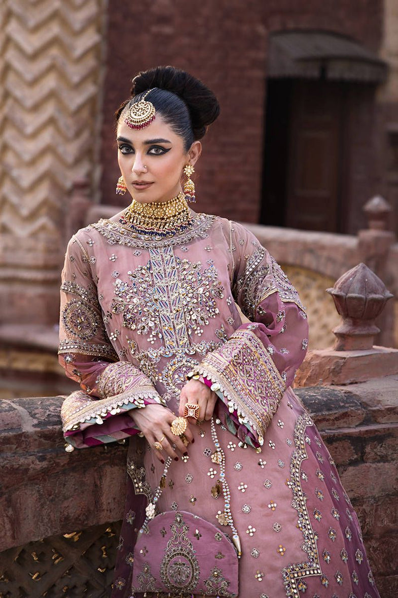 white christmas dresses Afrozeh La Fuchsia Pakistani Luxury Dress main image 1